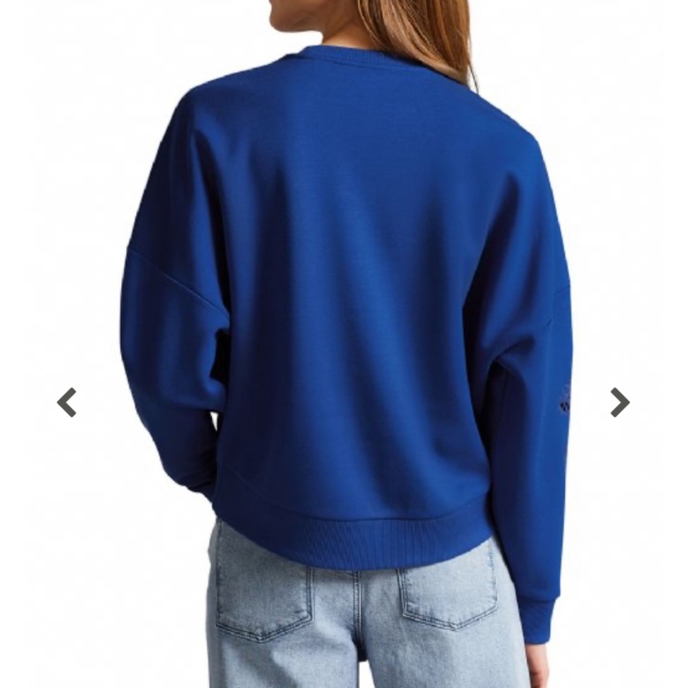 ❤️❤️❤️ TED BAKER FLLO LASER CUT SWEAT DARK BLUE SIZE 3 OR XL❤️❤️❤️ - Picture 2 of 12